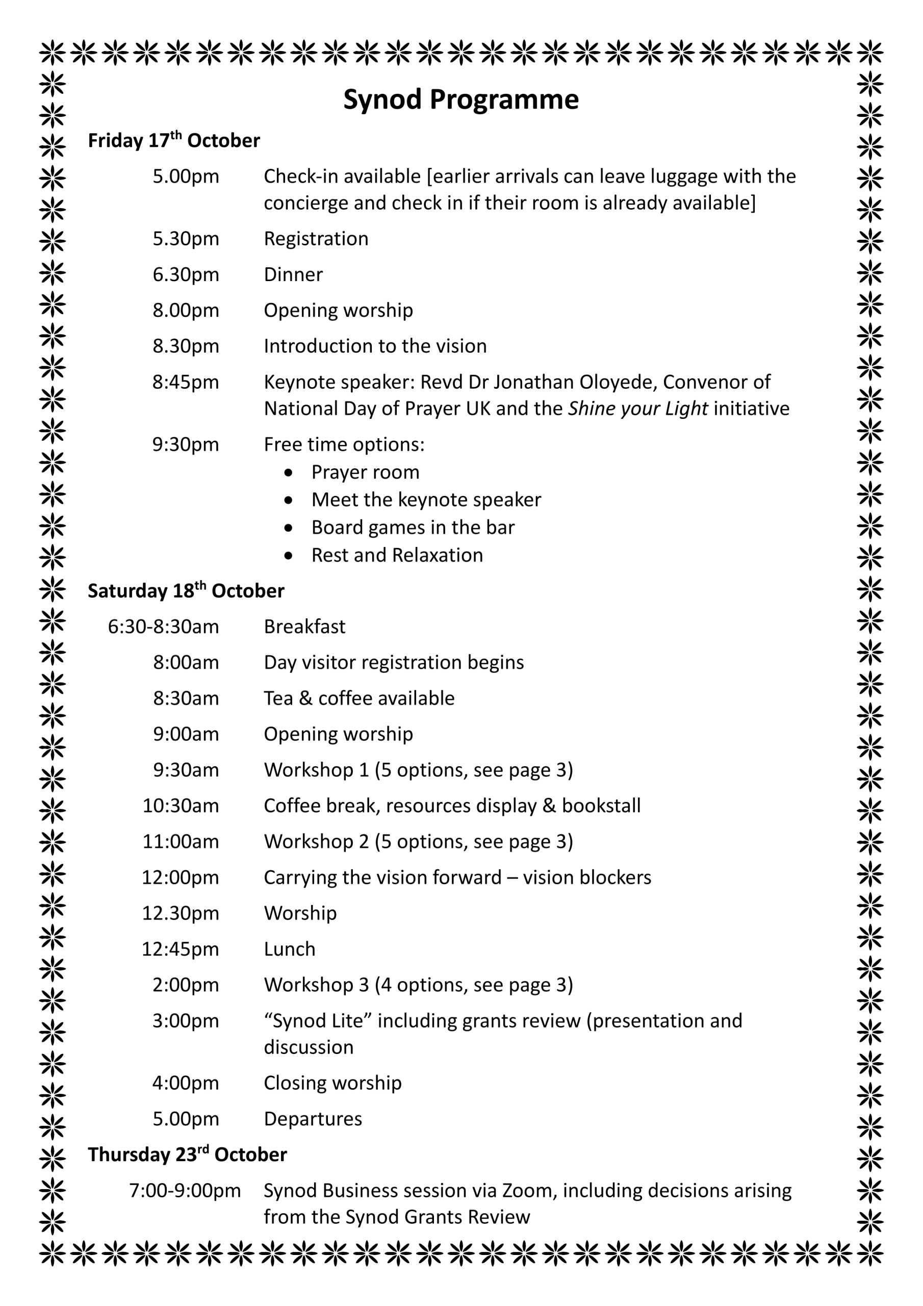 2025-Growing-the Church-p3 Synod Programme 17-18 October 2025